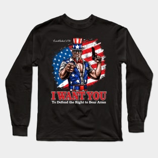 I Want You Jacked Uncle Sam Long Sleeve T-Shirt